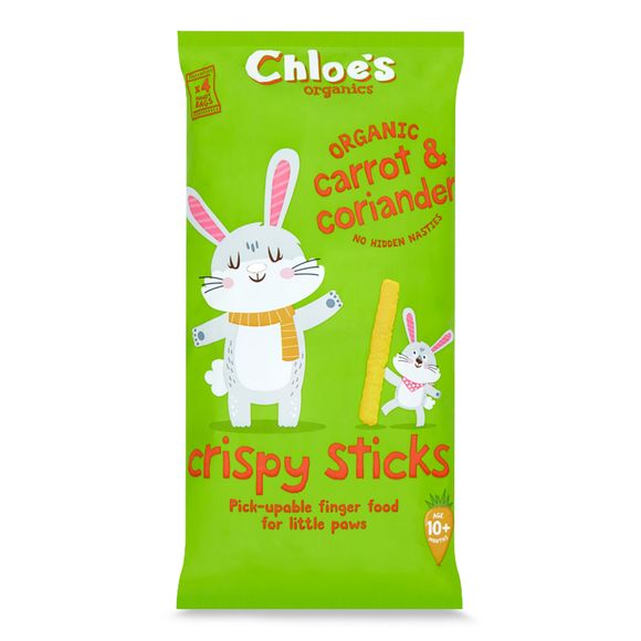 Chloe's Organics Organic Cheese & Herb Crispy Sticks Age 10+ Months (60g) 4 X 15g