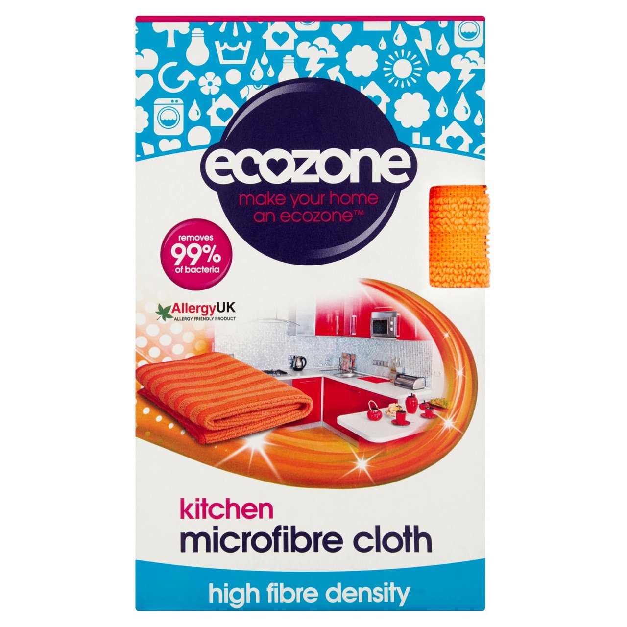 Ecozone Kitchen Microfibre Cloth