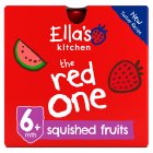 Ella's Kitchen Organic the Red One Smoothie Multipack Baby Food Pouch 6+ Months 5x90g