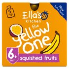 Ella's Kitchen Organic the Yellow One Smoothie Multipack Baby Food Pouch 6+ Months 5x90g