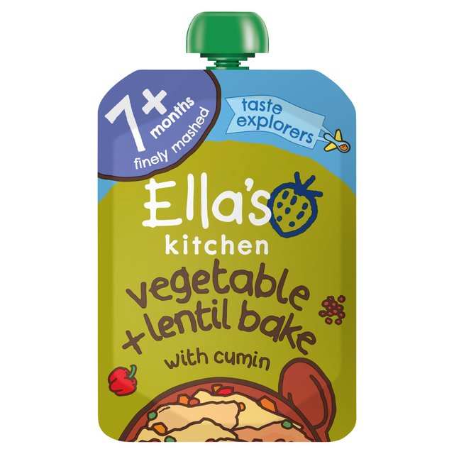 Ella's Kitchen Organic Vegetable and Lentil Bake 7+ Months  130g