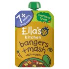 Ella's Kitchen Organic Bangers & Mash Baby Food Pouch 7+ Months 130g