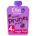 Ella's Kitchen Organic Prunes First Tastes Baby Food Weaning Pouch 4+ Months 70g