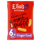 Ella's Kitchen Tomato & Leek Melty Puffs Baby Snack 6+ Months