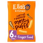 Ella's Kitchen Carrot & Parsnip Melty Puffs Baby Snack 6+ Months