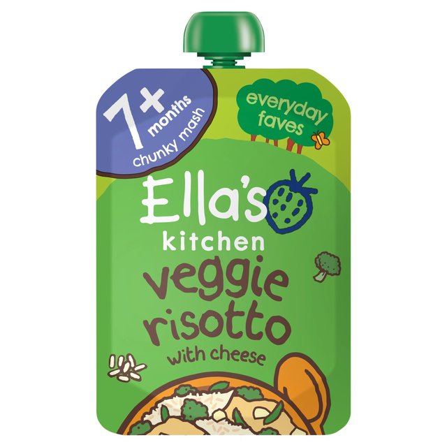 Ella's Kitchen Groovy Greens Veggie Risotto With Cheese 130g