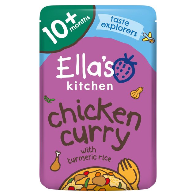 Ella's Kitchen Organic Chicken Curry With Veggie Rice Stage 3  190g