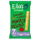 Ella's Kitchen Tomato and Basil Melty Sticks Baby Snack 7+ Months 17g