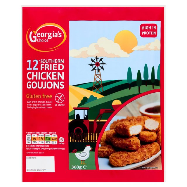 Georgias Choice Gluten Free Southern Fried Chicken Goujons