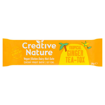 Creative Nature Ginger Teatox Raw Superfood Flapjack