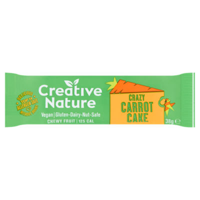 Creative Nature Free From Carrot Cake Raw Snack Bar