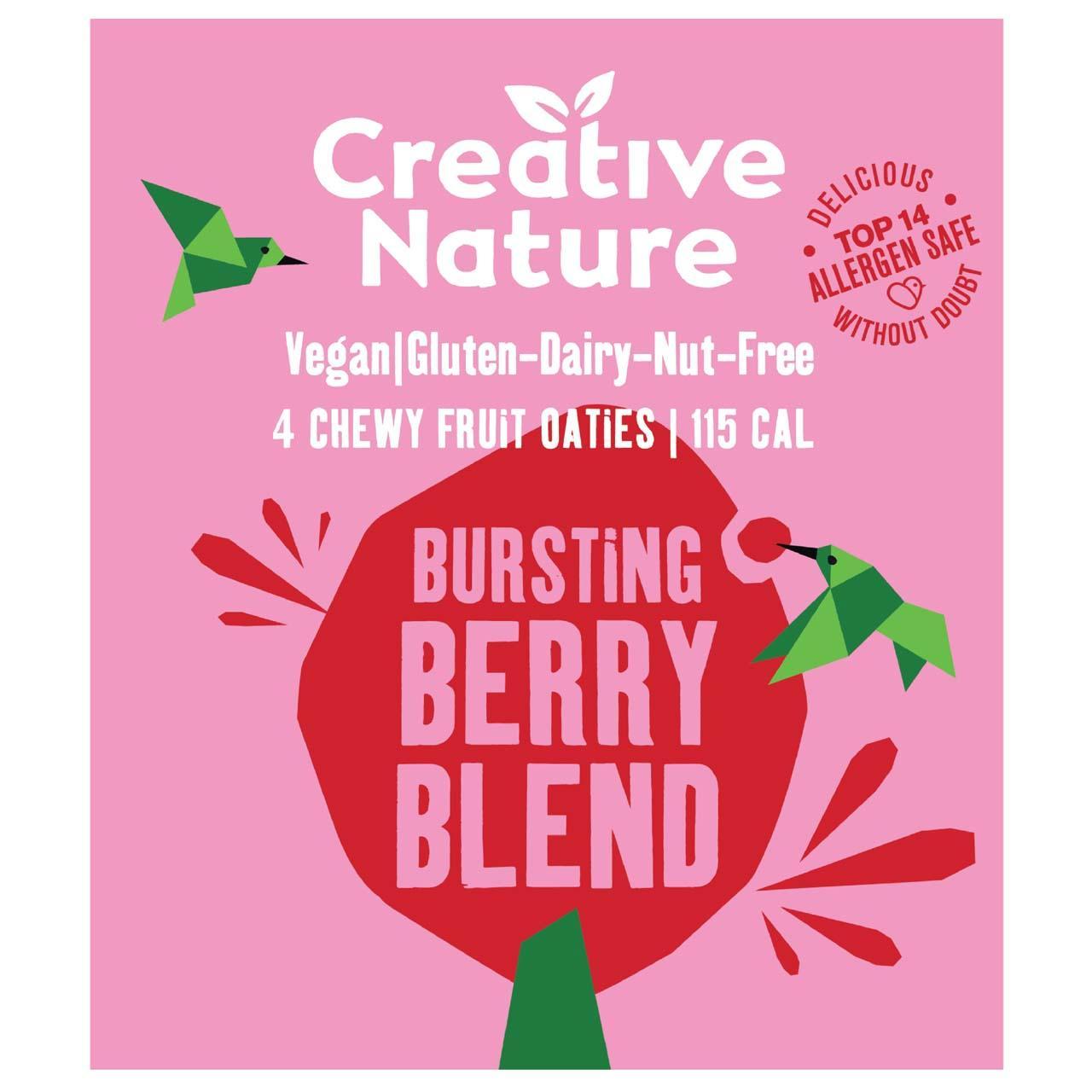 Creative Nature Bursting Berry Blend 4 Chewy Fruit Oaties