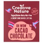 Creative Nature Raw Cacao Guilt-Free Cold-Pressed Flap Jack Bars x4