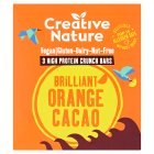 Creative Nature 3 High Protein Crunch Bars Brilliant Orange Cacao