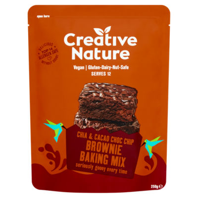 Creative Nature Chia & Cacao Choc Chip Brownie Baking Mix