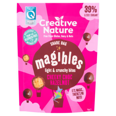 Creative Nature Cheeky Choc Hazelnot Gnawbles Share Bag