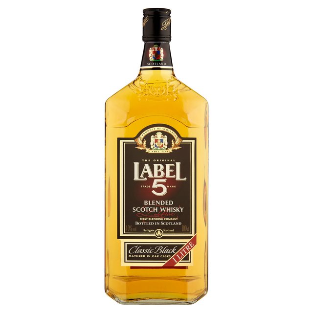 Label 5 Blended Scotch Whisky  1L