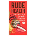 Rude Health Organic Black Rice & Turmeric Crackers 100g