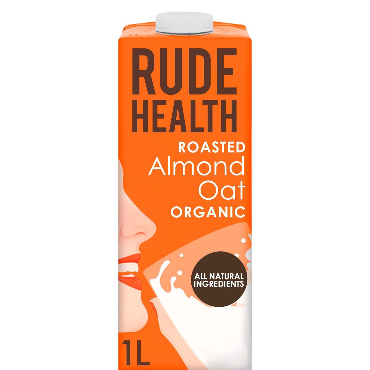 Rude Health Organic Roasted Almond Oat Drink Longlife