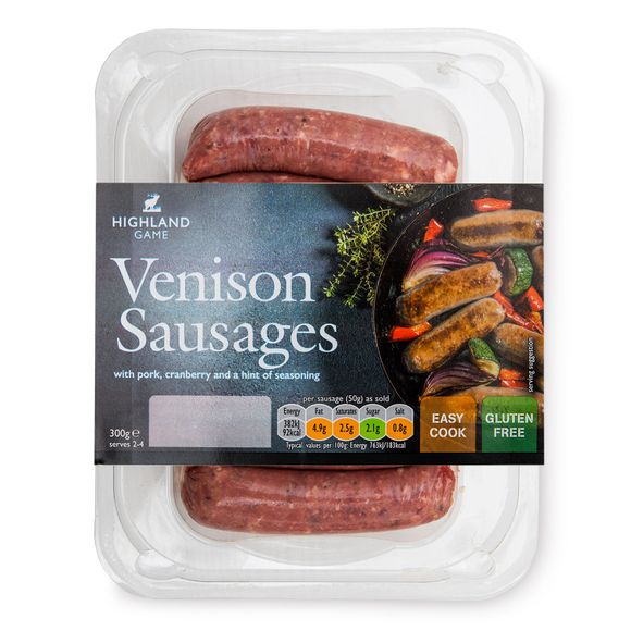 Highland Game Venison Sausages (300g) 6x50g