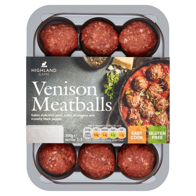 Highland Game Venison Meatballs  300g