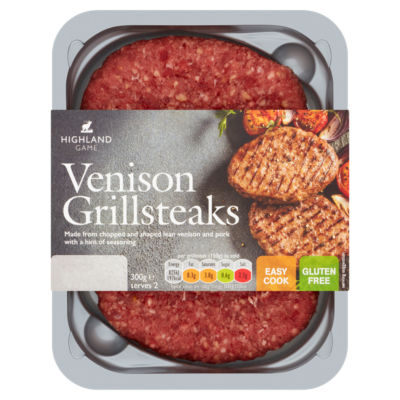 Highland Game Venison Grillsteaks 300g