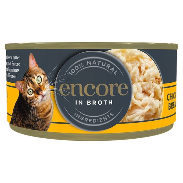 Encore Cat Tin, Chicken Breast in Broth 70g