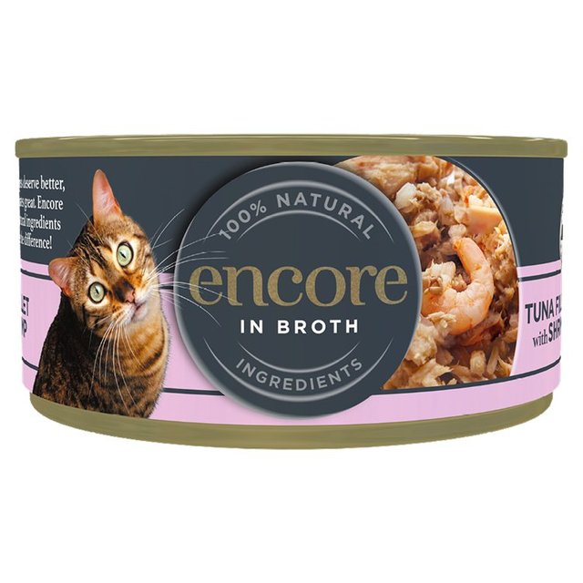 Encore Cat Tin, Tuna with Shrimp in Broth 70g