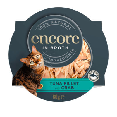 Encore Cat Pot, Tuna Fillet with Crab in Broth in Broth 60g