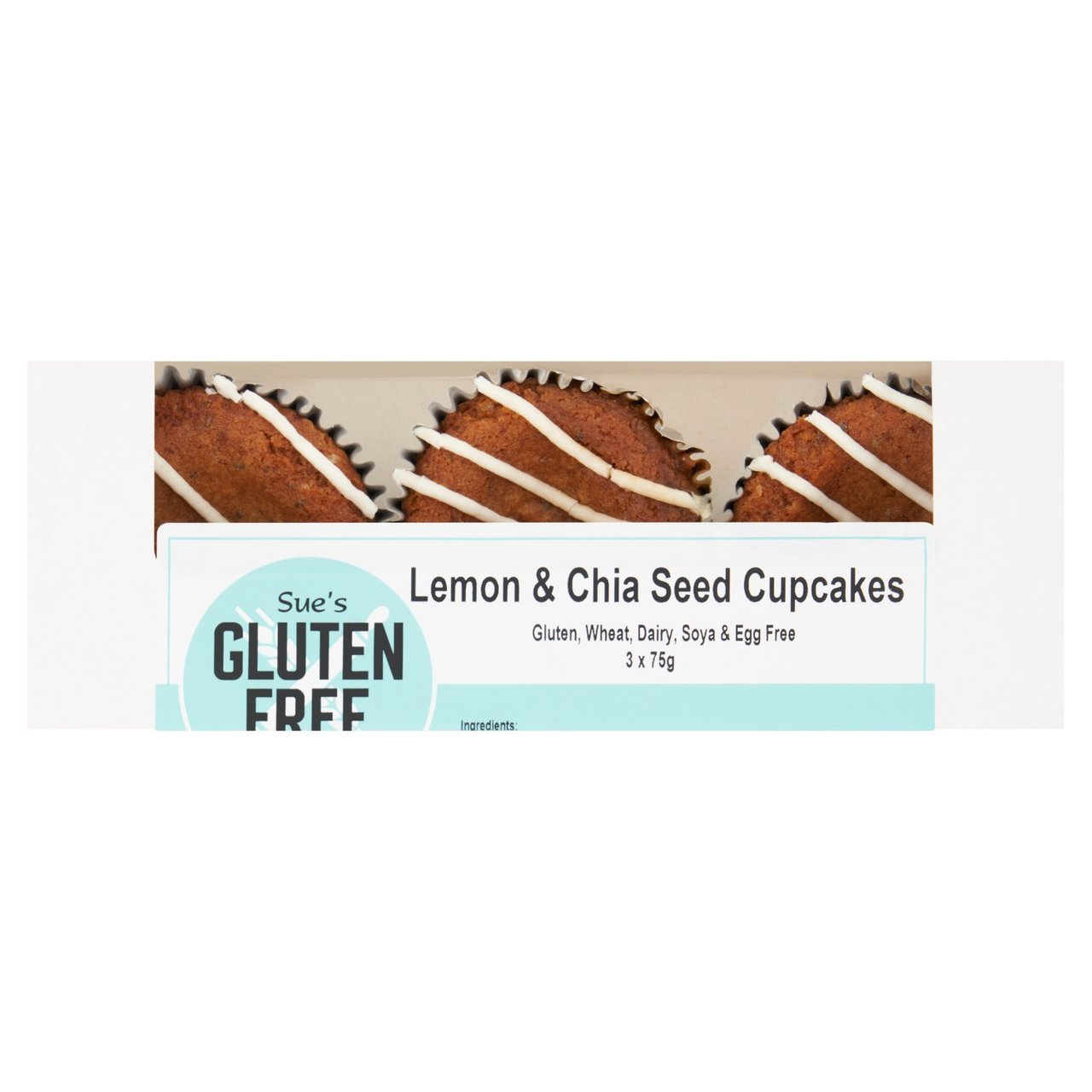 Gluten Free Kitchen Vegan Lemon & Chia Cupcakes