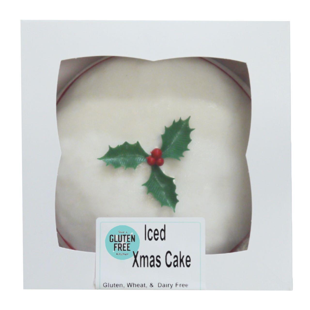 Gluten Free Kitchen Iced Christmas Cake