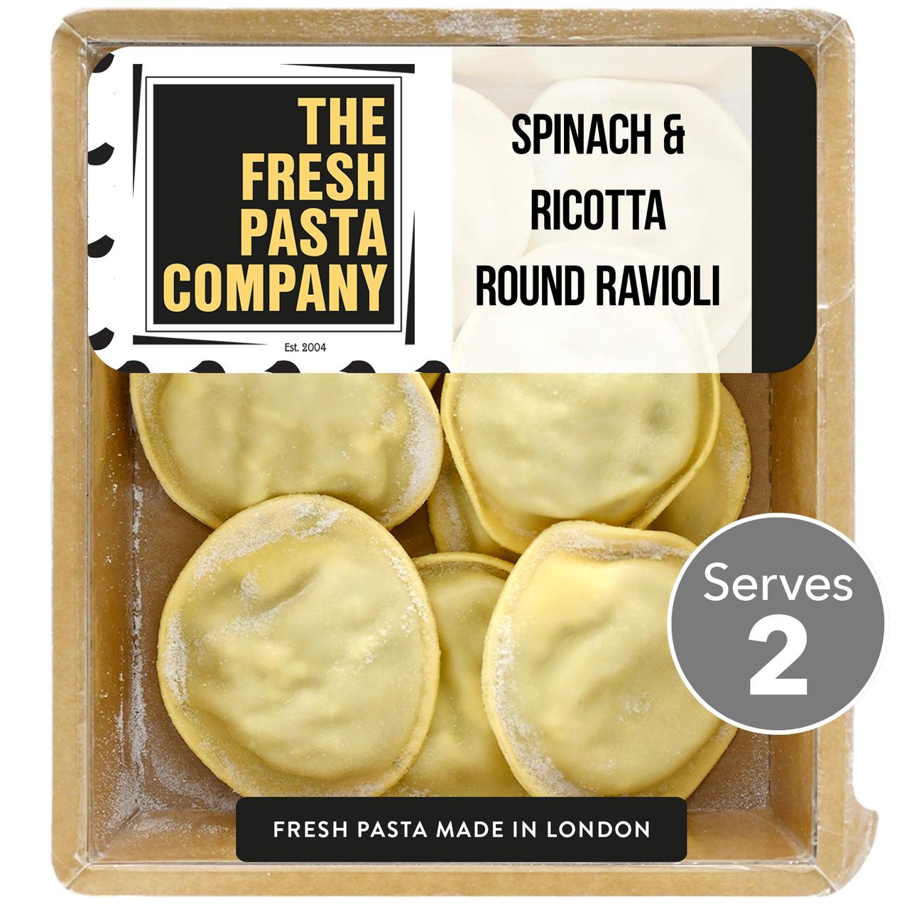 The Fresh Pasta Co. Spinach and Ricotta Round Ravioli