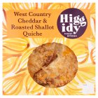 Higgidy Cheddar & Roasted Shallot Quiche 400g