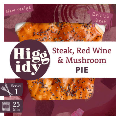 Higgidy Steak & Red Wine Pie