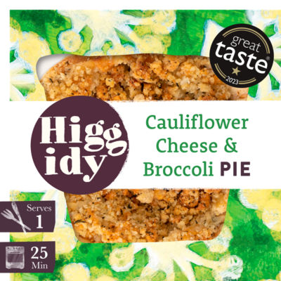 Higgidy Cauliflower Cheese & Broccoli Pie with Cheddar, Red Leicester & Emmental