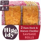 Higgidy 2 Ham Hock & Cheddar Sausage Rolls