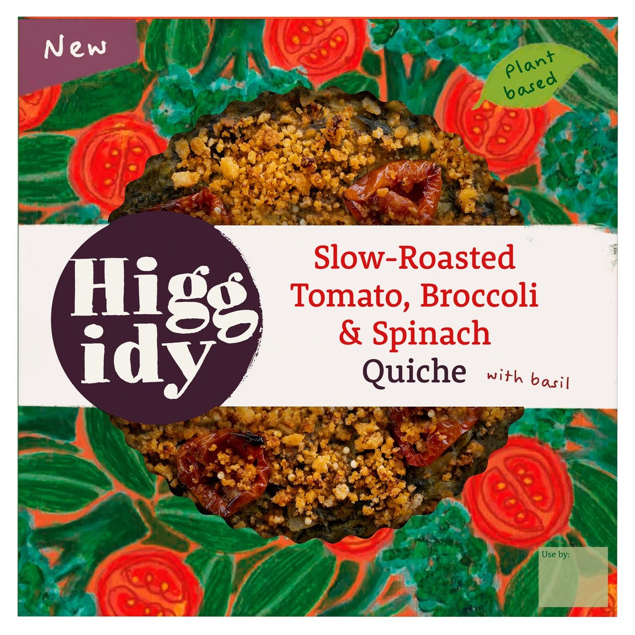 Higgidy Slow Roasted Tomato Broccoli & Spinach Quiche 380g