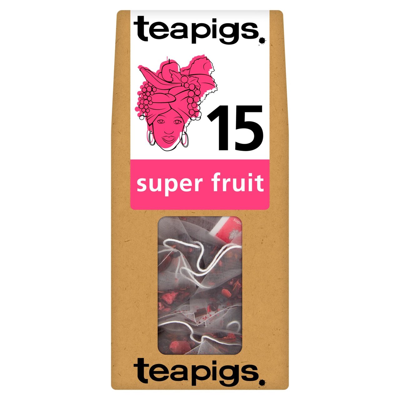 Teapigs Super Fruit 15 Biodegradable Tea Temples