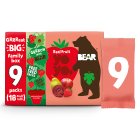 BEAR Fruit Yoyos Strawberry Family Pack x9 20g