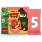 Bear Fruit Giant Strawberry & Mango Multipack 5 x 20g