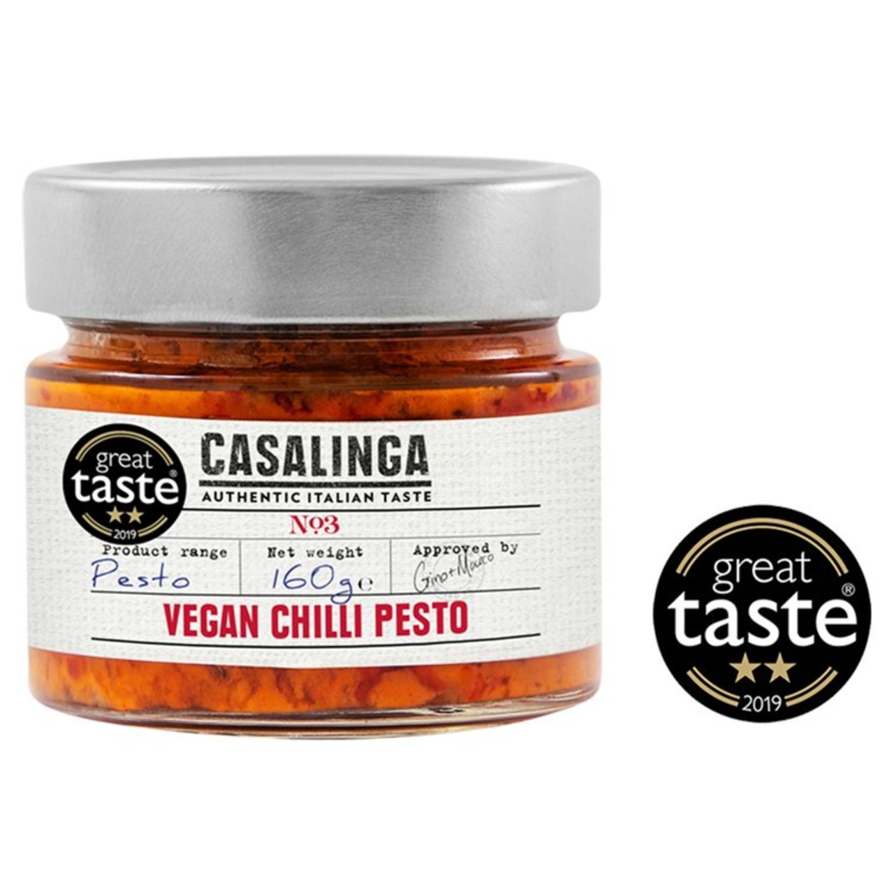 Casalinga Vegan Chilli Pesto