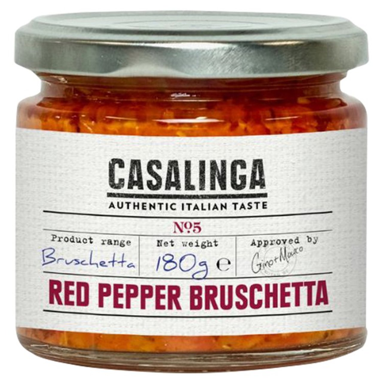 Casalinga Red Pepper Bruschetta