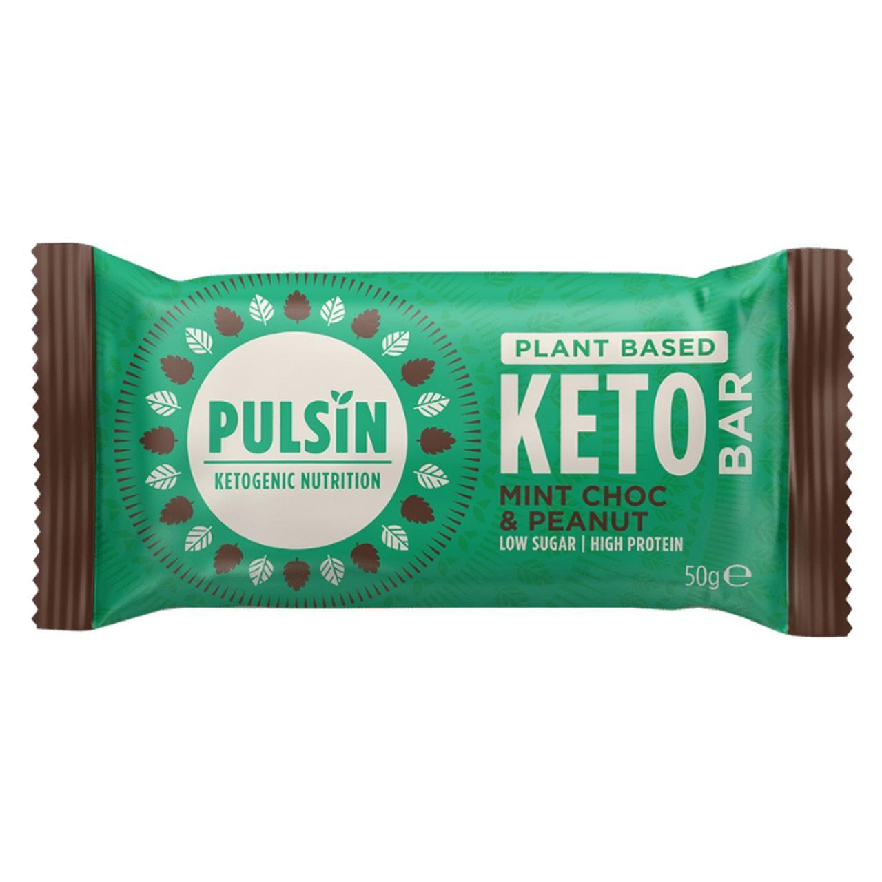 Pulsin Keto Bar Mint Choc & Peanut