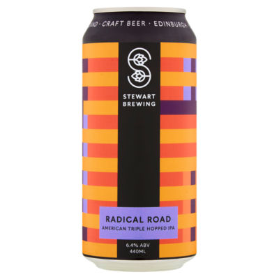 Stewart Brewing Radical Road American Triple Hopped IPA 440ml       