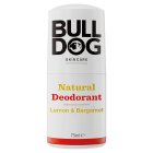 Bulldog Skincare Natural Deodorant Lemon & Bergamot 75ml