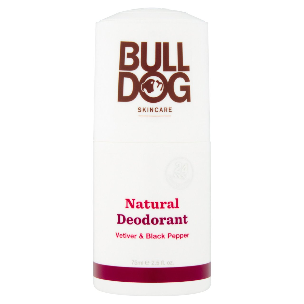 Bulldog Black Pepper & Vetiver Natural Roll-On Deodorant