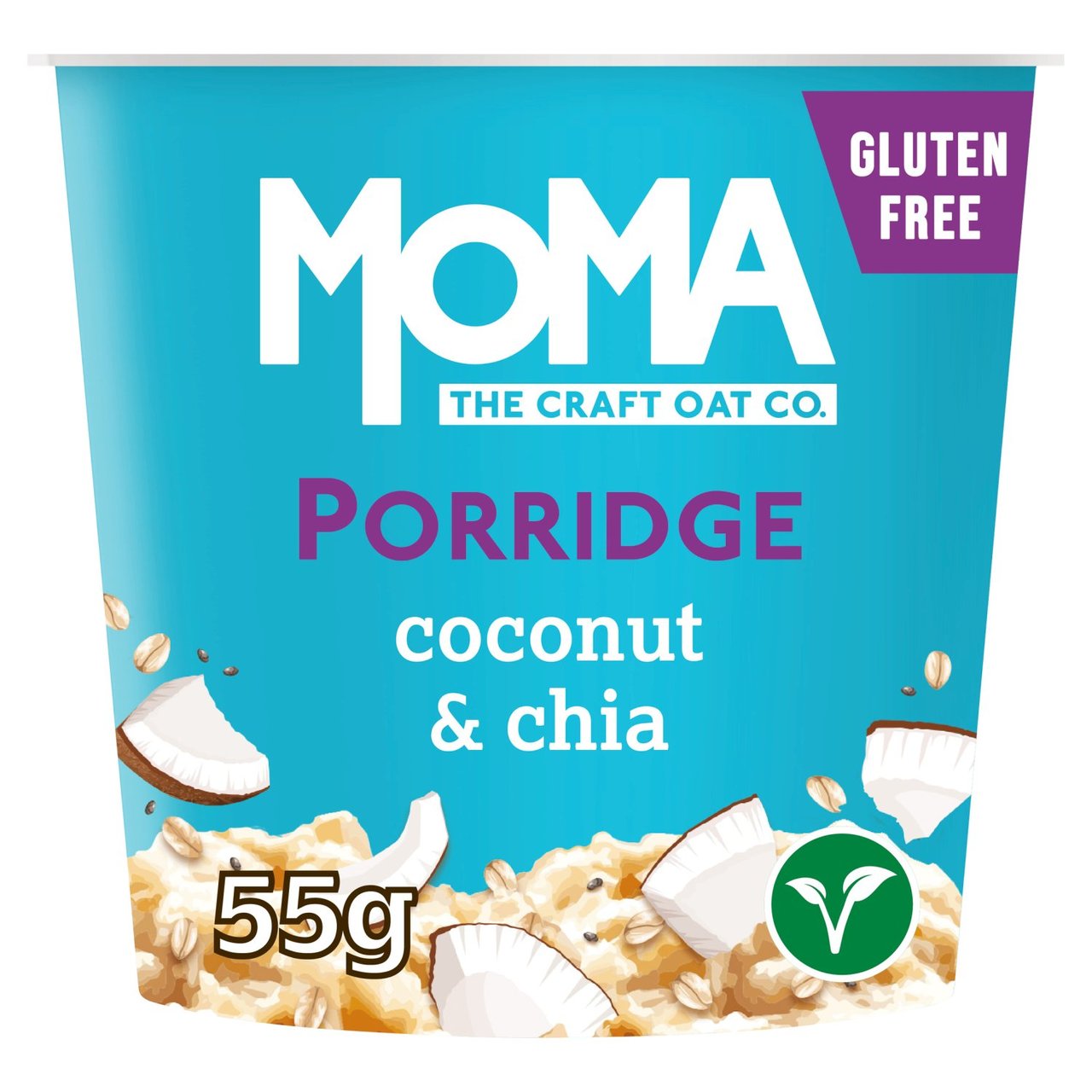 MOMA Coconut & Chia Jumbo Oat Porridge Pot Gluten Free Vegan