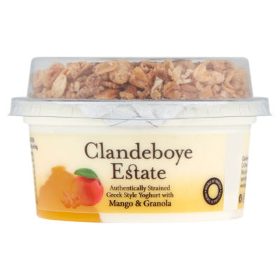 Clandeboye Authentically Strained Greek Style Yoghurt with Mango & Granola