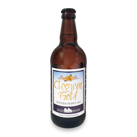 Bragdy Conwy Brewery Clogwyn Gold 500ml