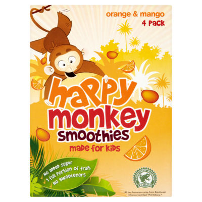 Happy Monkey Orange & Mango Smoothie